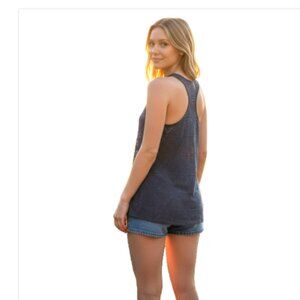 Women's Crochet Racerback Swim Cover-Up Black Size Small Beachwear